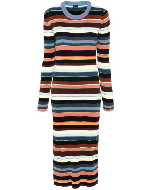 PS by Paul Smith Blue Knitted Dress