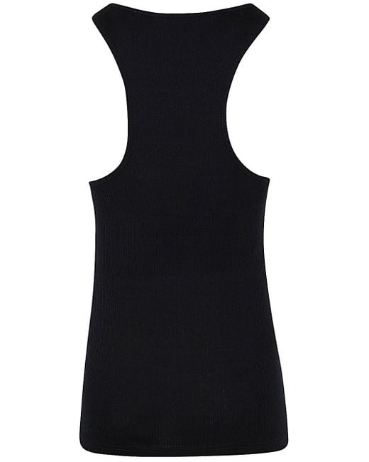 トップス SALSATION Y16Asymmetric Draped Tank Y. Project Invisible Strap Tank Top in Black | Lyst