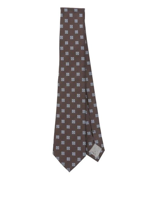 Emporio Armani White Squared Tie for men