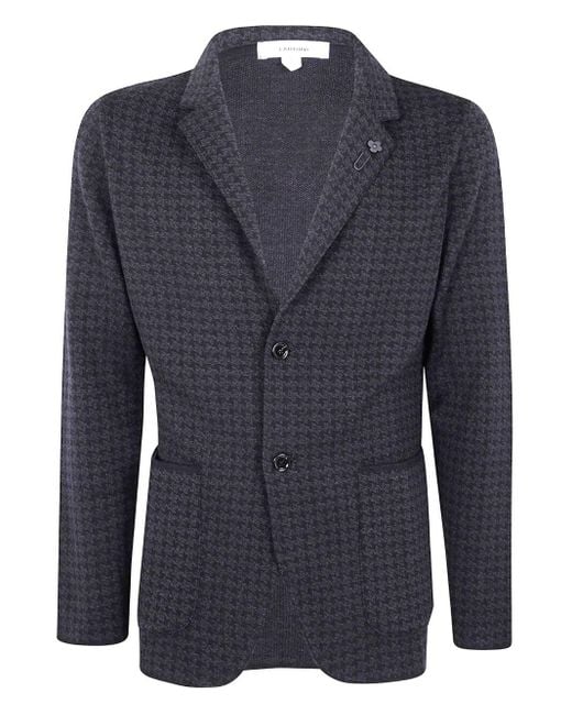 Lardini Blue Jacket for men