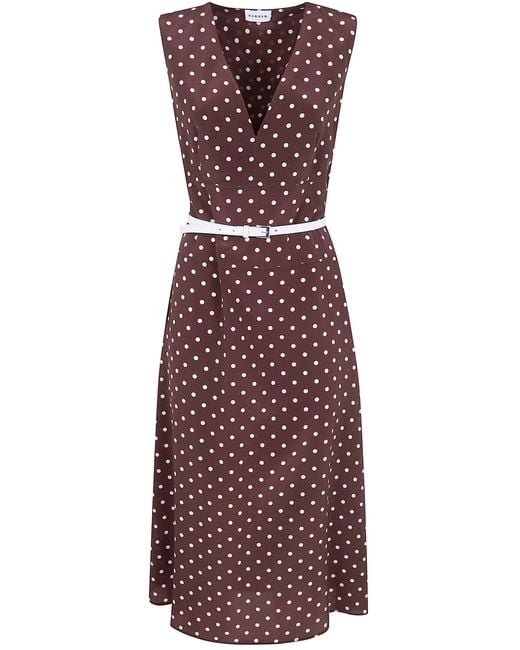 P.A.R.O.S.H. Purple P. A.R. O.S. H. "Sbillo" Midi Dress