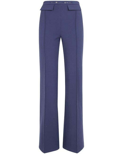 Elisabetta Franchi Blue Pants Classic Trousers