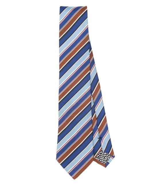 Paul Smith Blue Tie Club Stripe Accessories for men