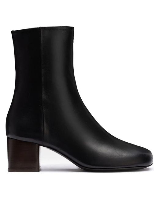 Lemaire Black "Anatomic" Boots 55