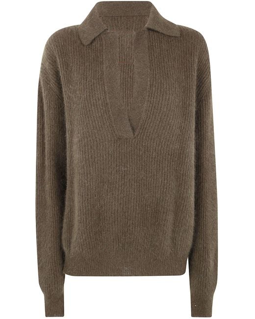 Uma Wang Brown Polo Shirt
