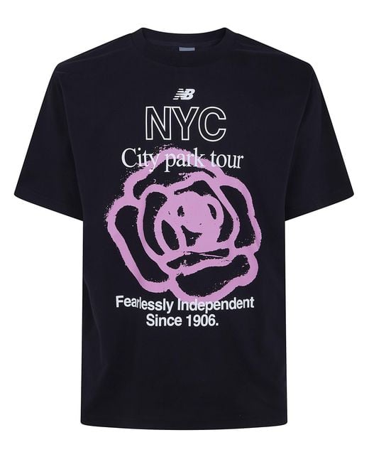 New Balance Black Nyc City Run T-Shirt
