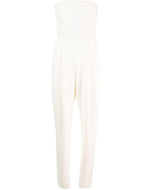 Emporio Armani White Brassiere Jumpsuit