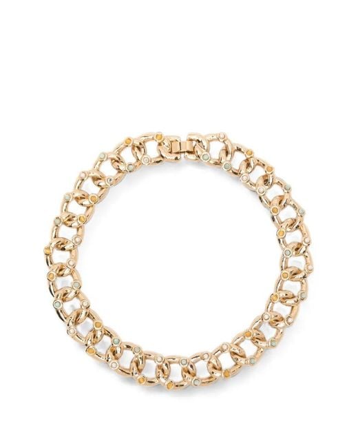 Gas Bijoux Metallic Necklace Diamond
