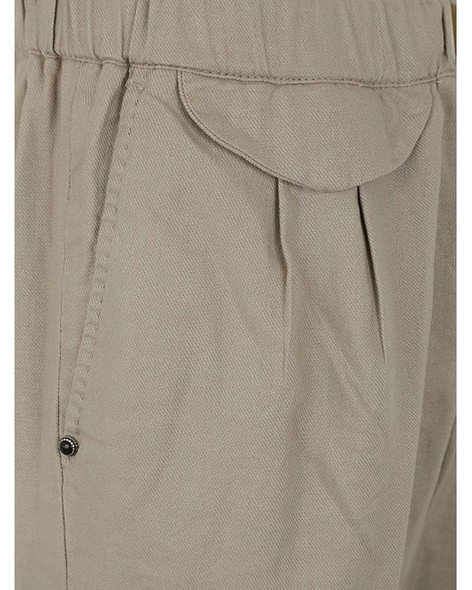 White Sand Natural Linene Pants for men