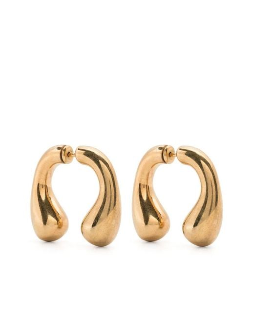 Panconesi Metallic Earrings 'P Helix'