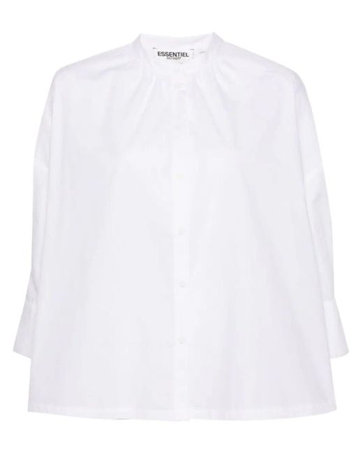Essentiel Antwerp White February Puff Sleeve Shirt
