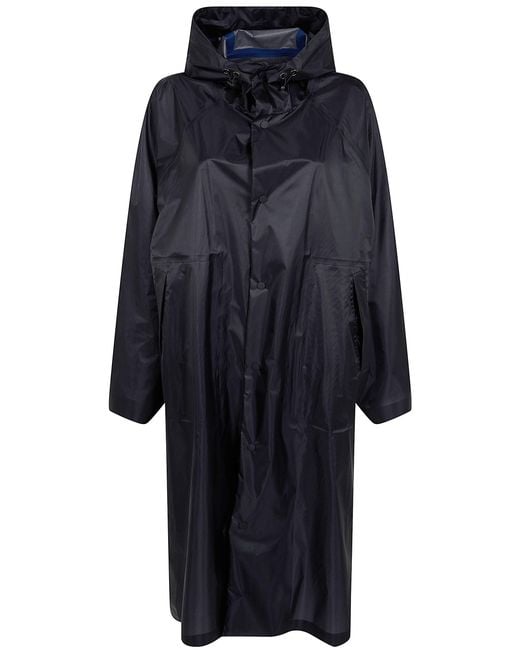 Sofie D ́hoore Blue Coat Hooded "Cap"