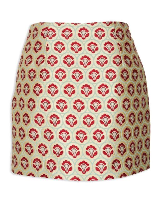 Etro Multicolor Jacquard Mini Skirt