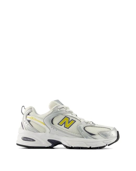 New Balance White "Tier 3" Synthetic Mesh Lifestyle Sneakers