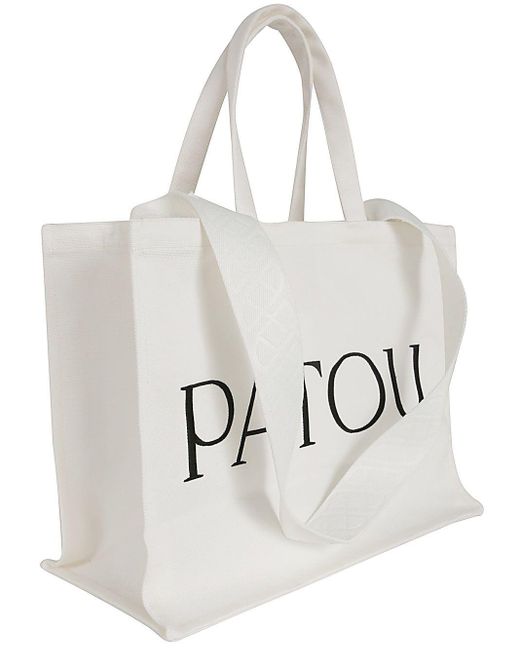 Patou White Large Tote Bag Bags