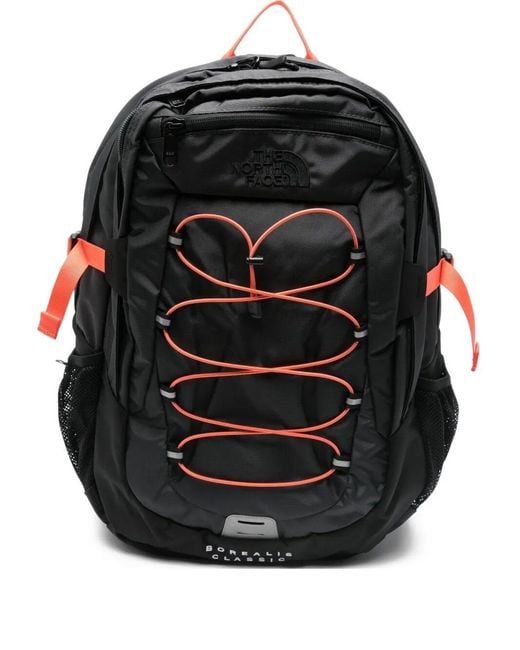 The North Face Black Zaino Borealis Classic Asphalt /retro Orange T.u.