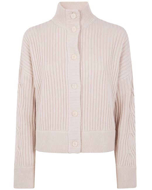 Max Mara White "Afelio" Cardigan