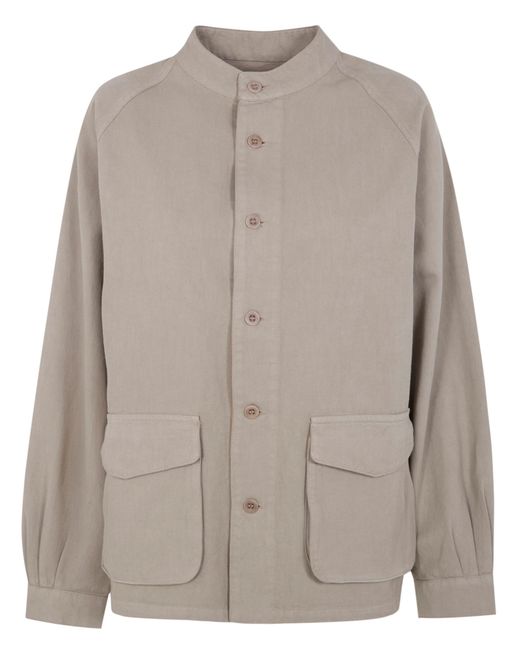 Labo.art Gray Labo. Art "Ines" Moon Cotton Jacket