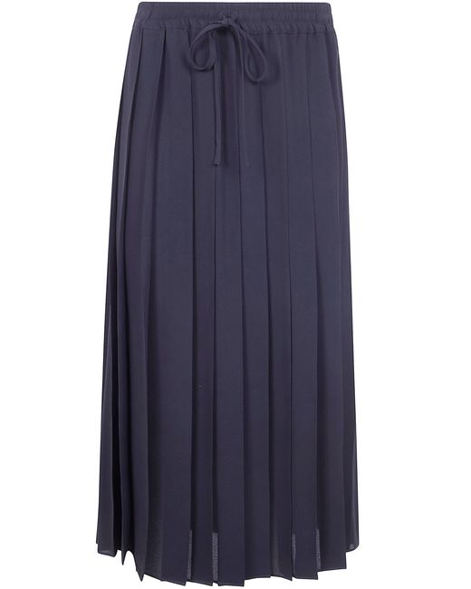 Mantu Blue Midi Skirt