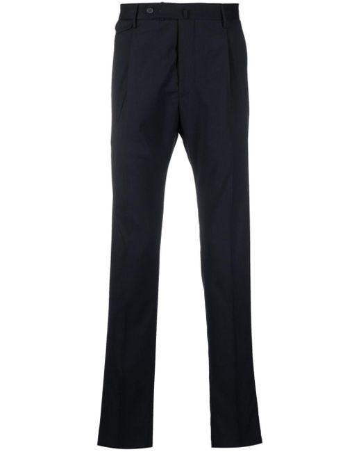 Tagliatore Blue Slim-cut Tailored Trousers for men