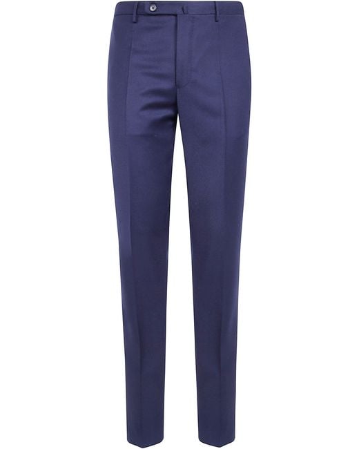 Incotex Blue Pants Regular Fit "Classic Regular Chino" for men