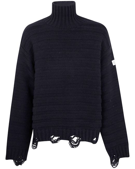 MM6 by Maison Margiela Black Pullover for men