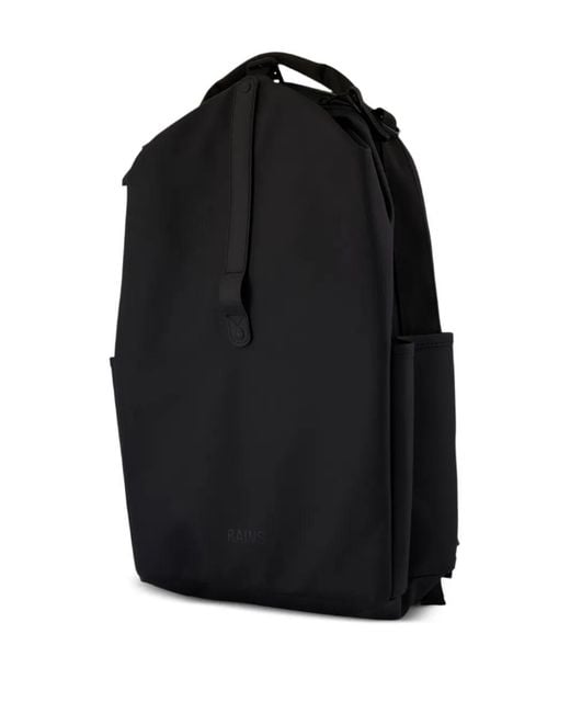 Rains Black Backpack Clip Front "W3"
