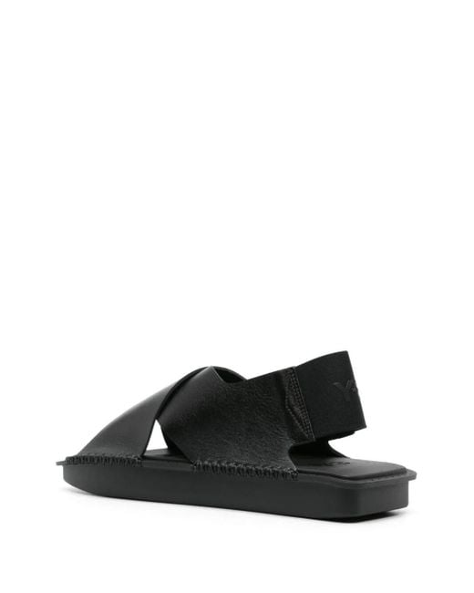 Y-3 Black Y-3 Sandal Shoes for men