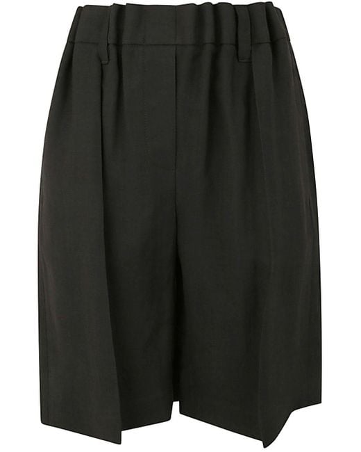 Brunello Cucinelli Black Shorts Clothing