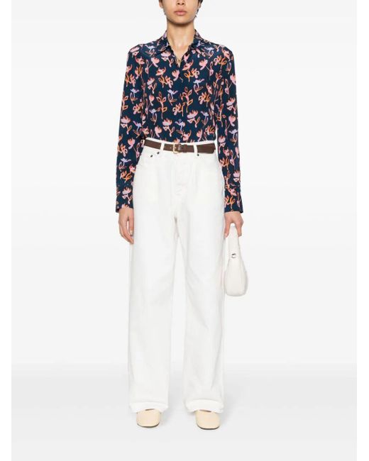 PS by Paul Smith Blue Printed Shirt