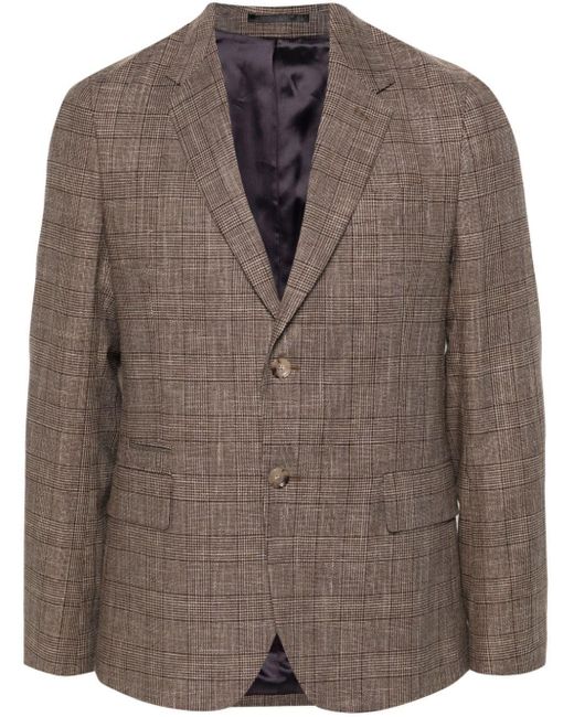 Paul Smith Brown Two Buttons Jacket for men