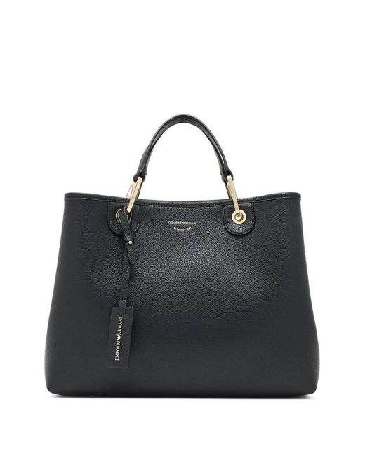 Emporio Armani Black Handbag With Handles "Shopping Bag"