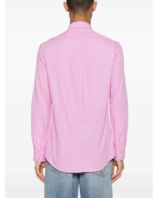 Polo Ralph Lauren Pink Slim Fit Sport Shirt for men