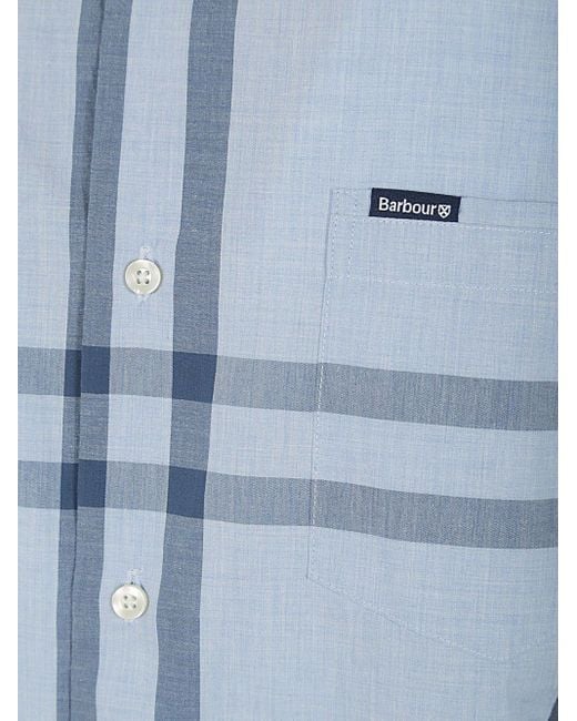Barbour Blue Harris Tailored Shirt for men