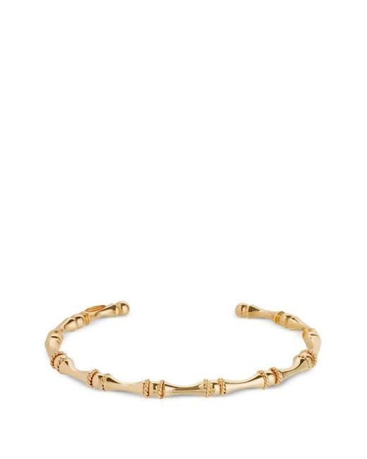 Gas Bijoux Metallic "Bambou" Plated Bracelet