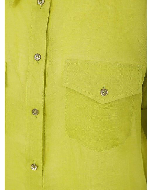 Antonelli Yellow Aster 3/4 Sleeves Shirt