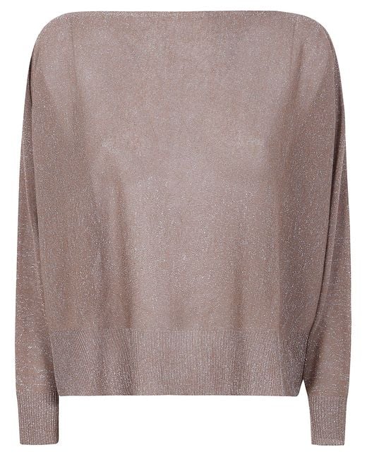 D.exterior Brown D. Exterior F-Lux Overszed Long Sleeves Sweater