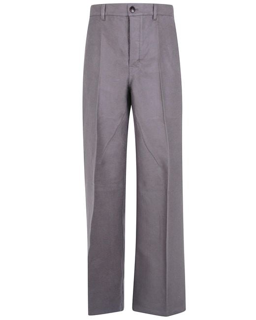 Rick Owens Gray Jeans Slim Fit "Work Pant" for men