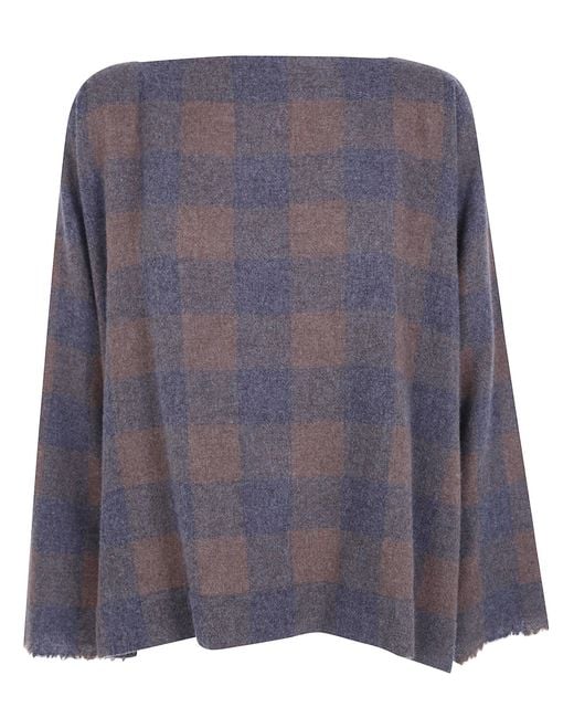 Daniela Gregis Purple Shirt Check "Ca26D. K619"