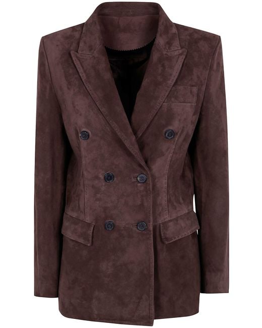 Seventy Brown Jacket Suede "Gi0736"