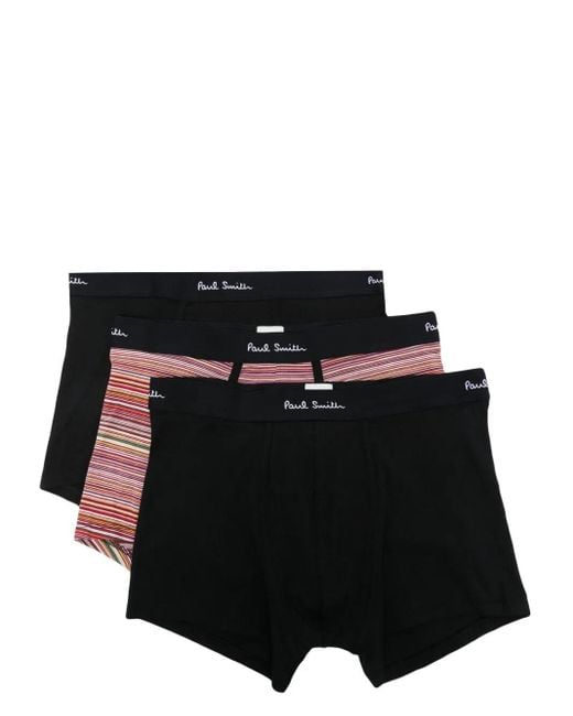 Trunck Uomo 3 Pezzi Con Logo di Paul Smith in Black da Uomo