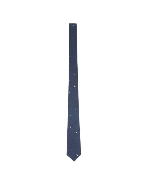 Paul Smith Blue Tie Spot Rabbit for men