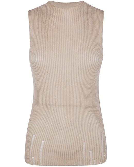 Uma Wang Natural 'Sleeveless Sweater'