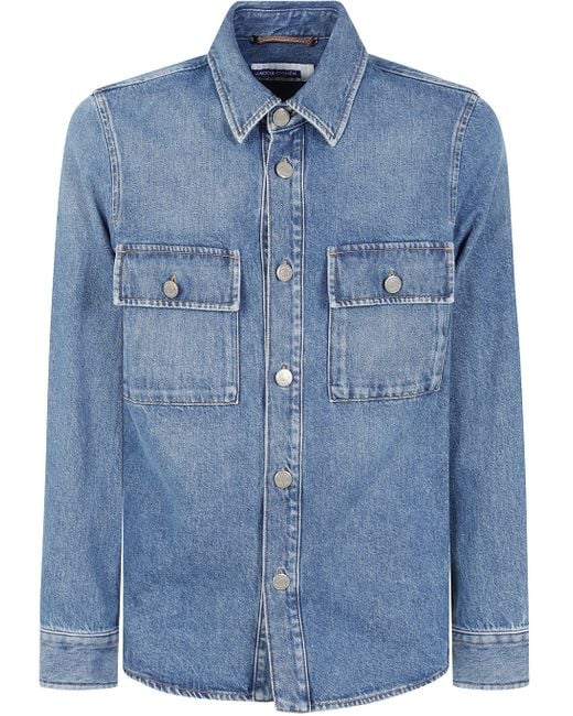 Jacob Cohen Blue Light Jacket Denim Vintage for men