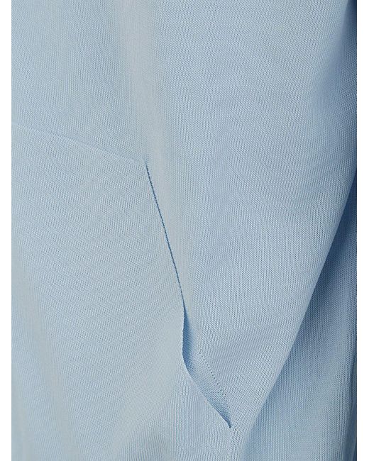 FILIPPO DE LAURENTIIS Blue Long Sleeves Full Zipped Bomber for men
