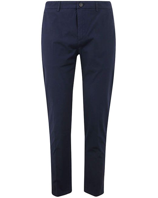 Department 5 Blue Prince Crop Chino Trousers for men