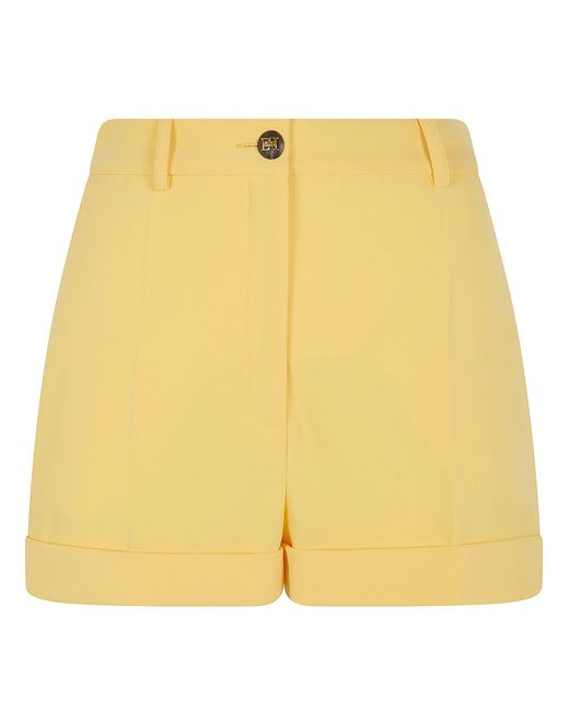 Elisabetta Franchi Yellow Shorts