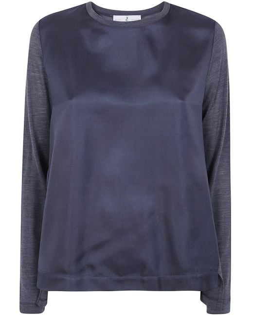 Whyci Blue T-Shirt Round Neck "Wh0040"