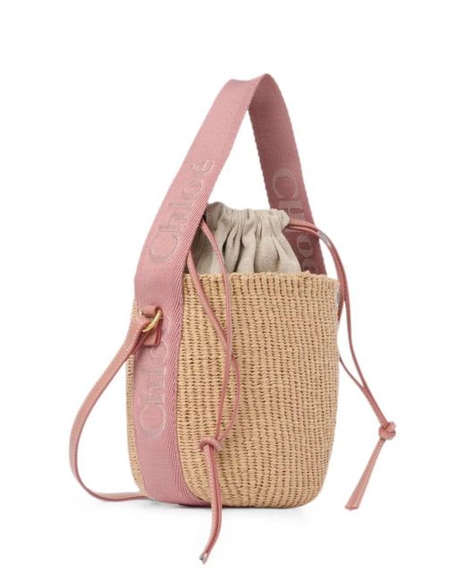 Chloé Pink Bag With Cloth Inside "Woody"