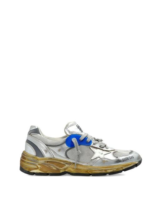 Golden Goose Deluxe Brand Blue 'Dad-Star' Sports Shoes for men